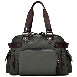 尼龙防水男包韩版商务休闲手拎行李包男士旅行包短途单肩斜挎包包