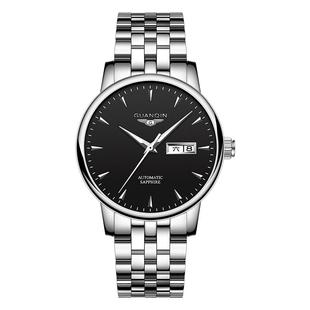 2026新款瑞士冠琴男士手表机械表全自动防水精钢带夜光商务男款表