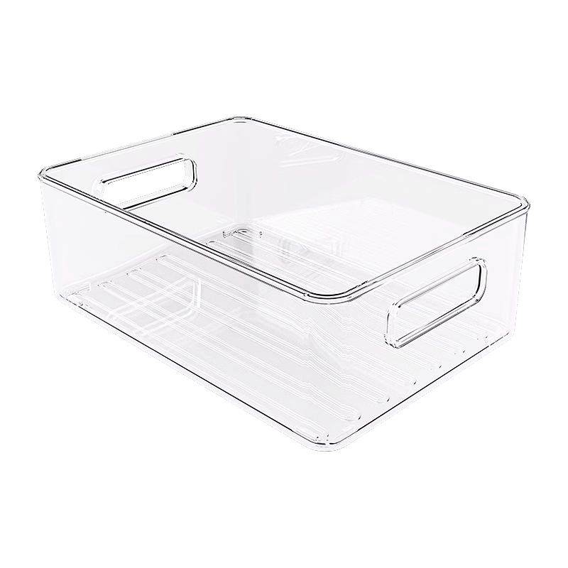 亚克力桌面收纳盒透明宿舍文具杂物书本置物架大容量办公室文件筐