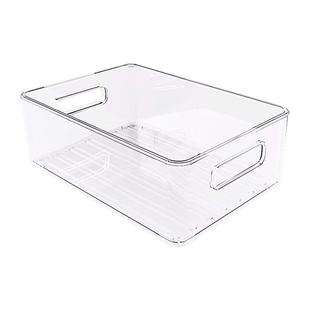 亚克力桌面收纳盒透明宿舍文具杂物书本置物架大容量办公室文件筐