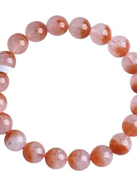 天然红兔毛聚宝盆手链