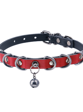 PUPPYRIDER黑红铃铛项圈女choker