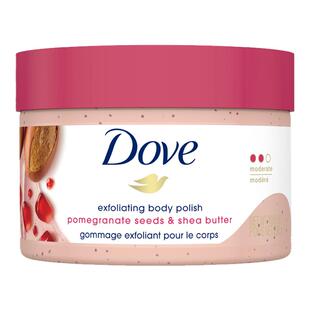 Dove/多芬身体磨砂膏清洁嫩肤去角质死皮夏威夷果芒果味番石榴