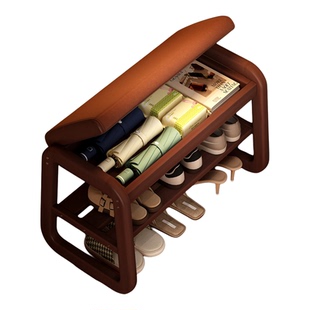 实木换鞋凳门口家用极窄可坐鞋柜入户穿鞋凳进门凳软包储物长条凳