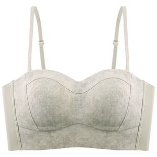 抹胸内衣女聚拢小胸显大2025新款爆款收副乳防下垂无痕女士文胸罩