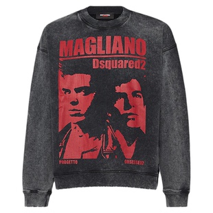 DSQUARED2/D2次方 2025秋冬Magliano系列 男士圆领休闲卫衣
