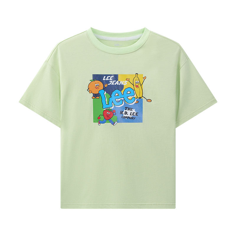 Leekids多巴胺撞色童T恤透气