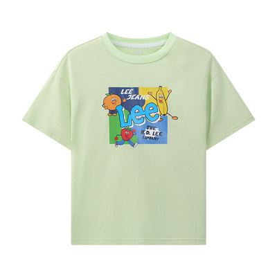 Leekids多巴胺撞色童T恤透气