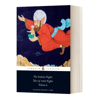 英文原版 The Arabian Nights Tales of 1001 Nights Vol.2 天方夜谭 一千零一夜卷二 企鹅经典文学小说 英文版 进口英语原版书籍