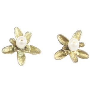 Michael Michaud百里香珍珠耳钉女小众设计复古气质送女友礼物