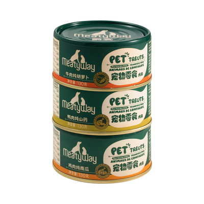 Meatyway爵宴美食家宠物零食狗罐头拌饭营养增肥湿粮狗狗鲜食罐