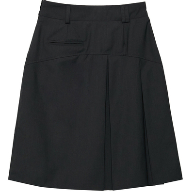 高腰A字半身裙冬季新款百褶裙子