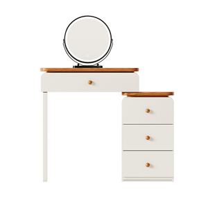 2026新款实木梳妆台现代简约化妆桌主卧卧室小型转角小户型床头柜