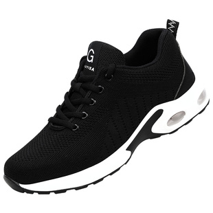 劳保鞋男款士防砸防刺穿冬季老保带钢板头绝缘工地轻便防滑工作鞋