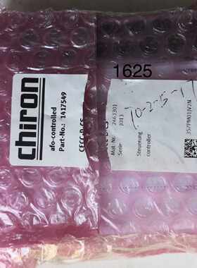 议价CHIRON巨浪机床备件afo转台控制模块1417549议价