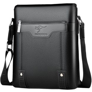 男士包包2021新款时尚男包单肩斜挎包真皮牛皮包商务背包挂包小包