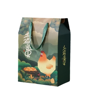 农家鸡蛋包装盒30/50/60枚装高档散养笨鸡蛋包装盒春节送礼盒定制