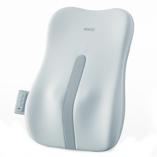 MINISO腰部按摩仪办公室靠垫脊椎背部揉捏神器全身多功能车载新款