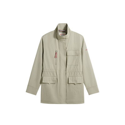 HUNTER磨毛工装立领收腰外套