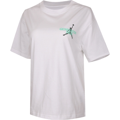 滔搏NIKE耐克女子字母印花宽松圆领运动休闲短袖T恤IF2222-101