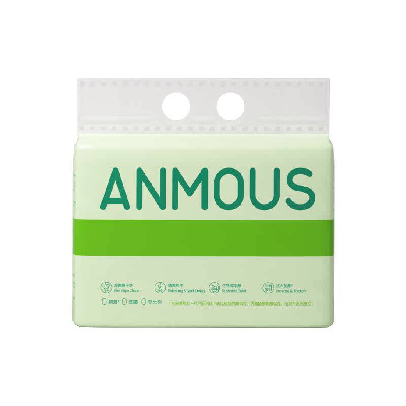 安慕斯湿厕纸清氧森林独立便携小包*100片