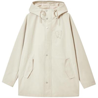 杰克琼斯男装DALI联名2025春秋季新宽松夹克外套连帽中长风衣大衣