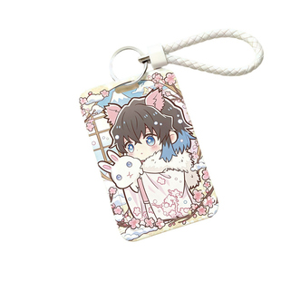 鬼灭之刃伊之助学生滑盖卡套饭卡公交卡身份证件保护套门禁女