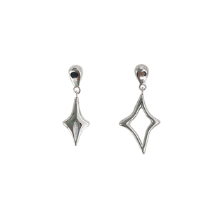 岁月星河不对称耳夹无耳洞女小众设计简约蚊香盘耳饰2025年新款潮