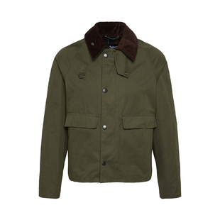 Barbour Spey男女同款翻领无蜡夹克