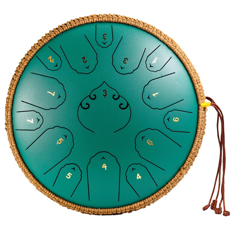 青石碳钢13寸15音D调空灵鼓钢舌鼓色空忘忧手碟打击乐器初学者