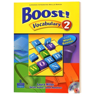 英文原版 Boost! Vocabulary Level 2 Student Book with CD 英文版儿童全英语书
