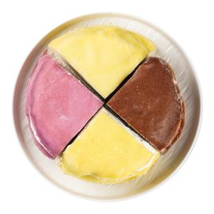 盛京天禄6英寸四拼千层动物奶油榴莲千层盒子爆浆奶油生日蛋糕点