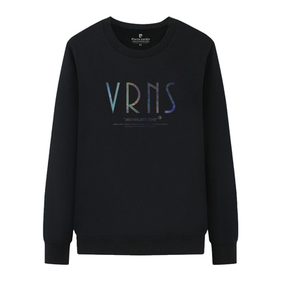 修身套头上衣秋冬装圆领加厚外套