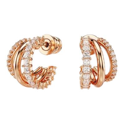 Swarovski/施华洛世奇女士Hyperbola系列时尚百搭大圈耳环送礼物