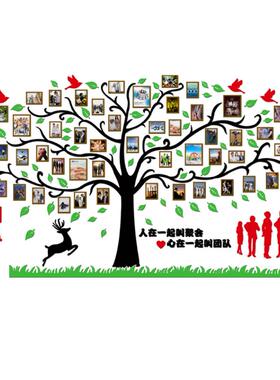 团队员工展示墙办公室照片墙装饰