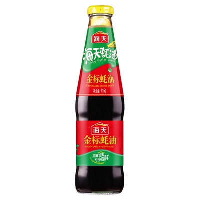 海天金标蚝油715g玻璃瓶