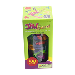 Jawbones龙骨美国进口拼插儿童宝宝早教益智娱乐玩具8004 100pcs