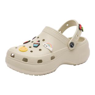 星期六洞洞鞋女厚底增高夏季新款防滑百搭凉鞋沙滩鞋女款爆款鞋子