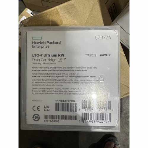 LTO7UltriumRW数据磁带型号C7977A