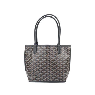 中古95新GOYARD(高雅德)ANJOU涂层帆布迷你手提包二手奢侈品包包