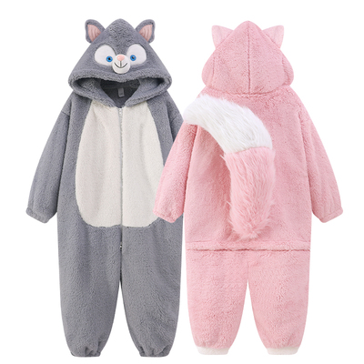 玲娜贝儿男女孩连体睡衣冬季保暖