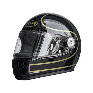 AVA王朝头盔男摩托车机车全盔女四季大码碳纤维复古头盔巡航3C