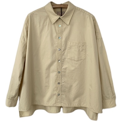 WOKERKER双色纯棉长袖衬衫