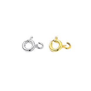 S925纯银扣头弹簧扣diy配件手工手链扣脚链扣饰品项链扣头连接扣