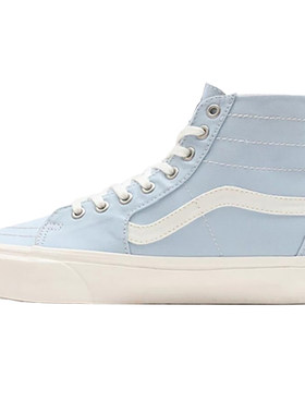 VANS范斯SK8-HI蓝色帆布高帮板鞋