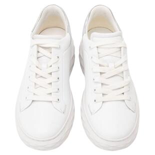 JIMMY CHOO 周仰杰新款女士牛皮厚底低帮休闲鞋小白鞋银泰 301604
