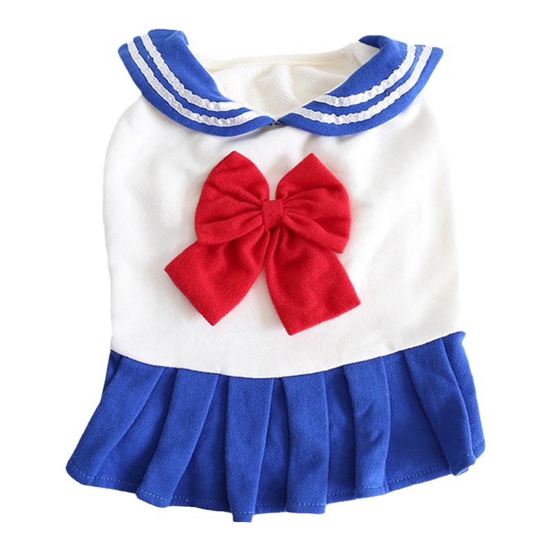宠物无袖春夏学院风美少女背心裙