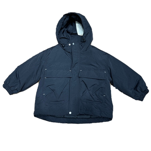 RESUMEHOME简历家2023冬季新款中大童连帽大口袋工装儿童棉服外套