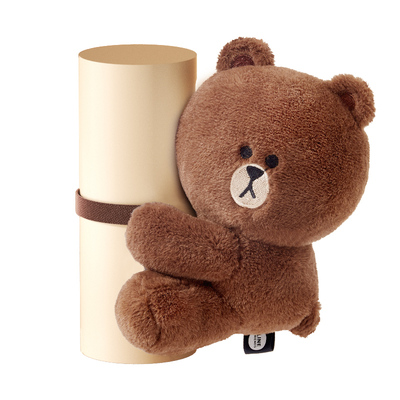 布朗熊公仔窗帘捆绑带收拢神器