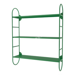 IKEA宜家 凡塞塔 墙搁板绿色墙面收纳展示架置物架简约风国内代购